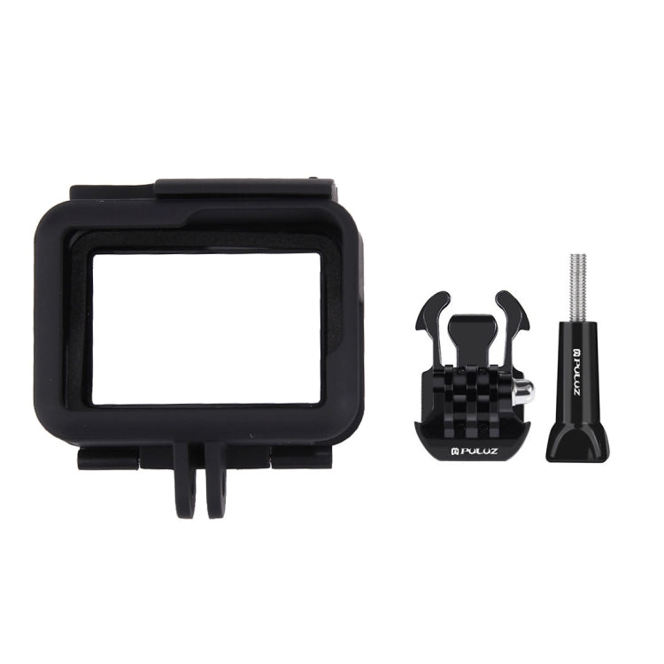 PULUZ 適用於GoPro HERO /7 Black /6 /5 ABS塑膠保護殼 狗籠 帶底座和長螺絲