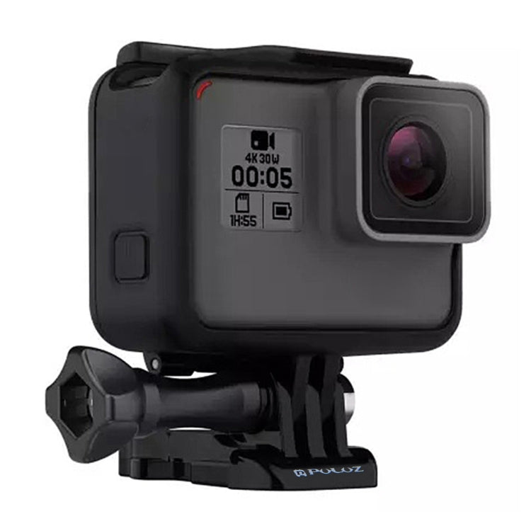 PULUZ 適用於GoPro HERO /7 Black /6 /5 ABS塑膠保護殼 狗籠 帶底座和長螺絲
