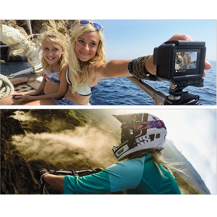 PULUZ 適用於GoPro HERO /7 Black /6 /5 ABS塑膠保護殼 狗籠 帶底座和長螺絲