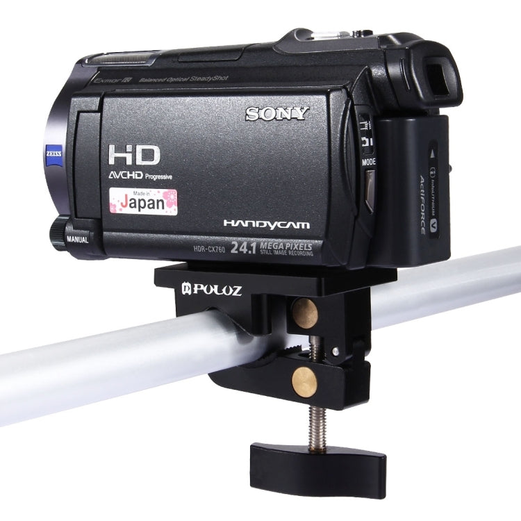 PULUZ Aluminium Alloy Mount Universal Fixing Clamp for GoPro, Insta360, DJI and Other Action Cameras