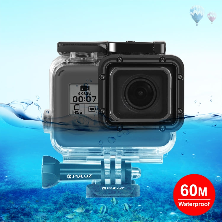PULUZ GoPro HERO / HERO7 Black /6 /5防水殼 帶活動基座和長螺絲 60米防水