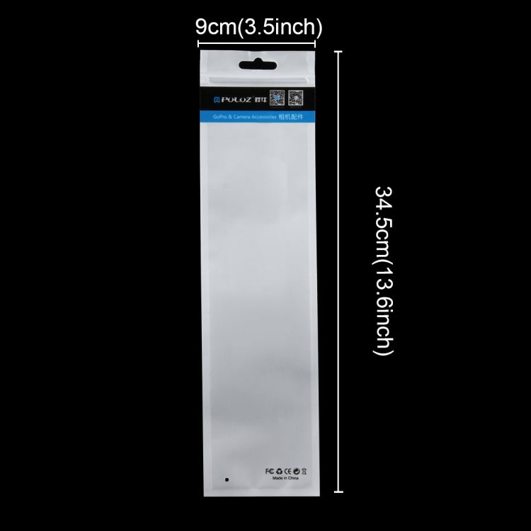 PULUZ 34.5cm x 9cm 前透明后白色 珠光袋 包裝袋 10個一賣