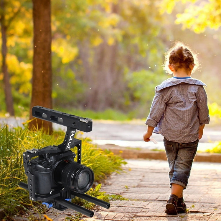 PULUZ  適用於索尼A7系列， 松下 Lumix DMC-GH4 兔籠 相機手持穩定器