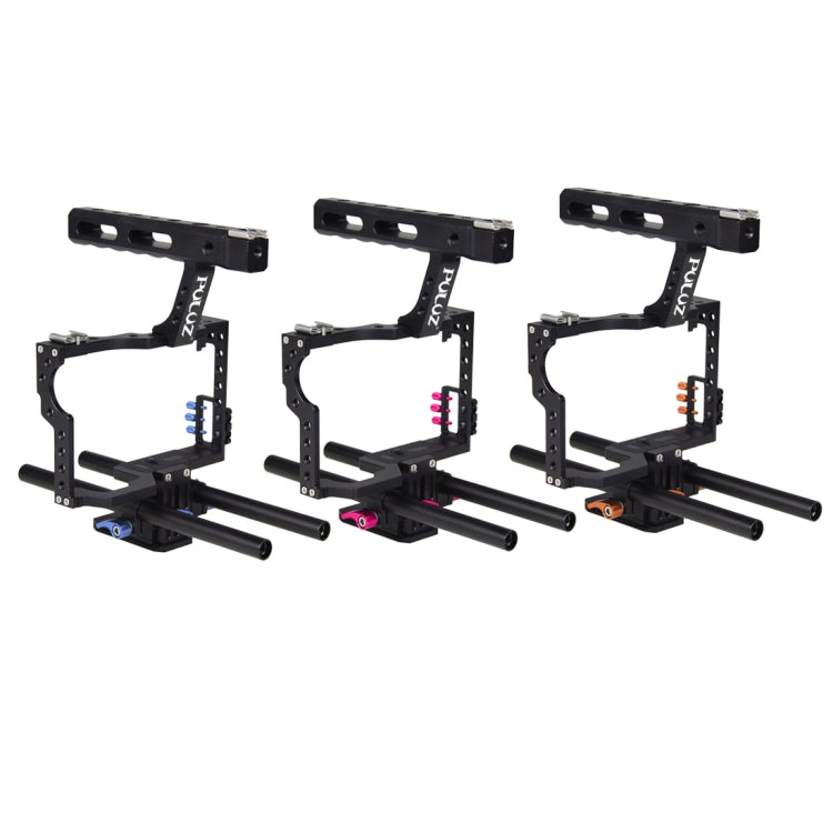 PULUZ  適用於索尼A7系列， 松下 Lumix DMC-GH4 兔籠 相機手持穩定器