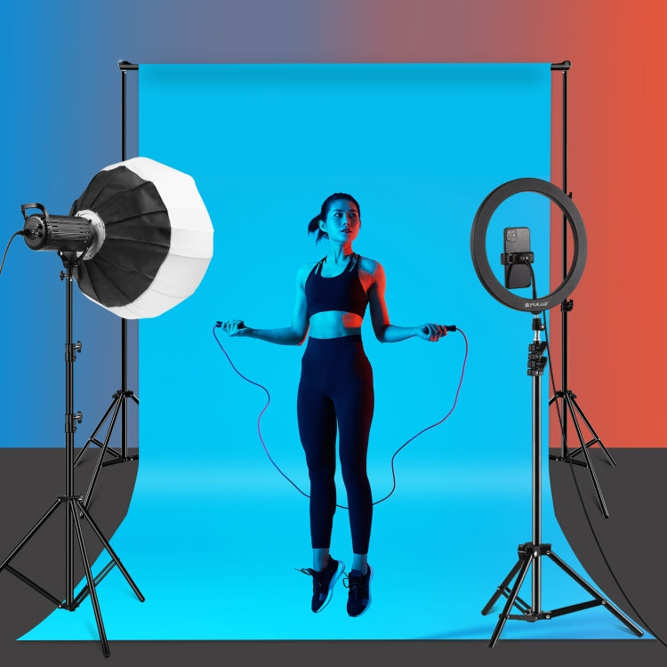 PULUZ 2.8m高背景支架, 攝影閃光燈架 舞檯燈架