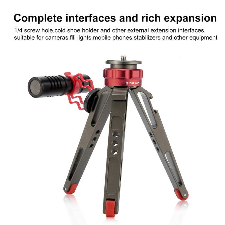 PULUZ 三腳手機支架桌面直播便攜式單反相機攝影直播支架