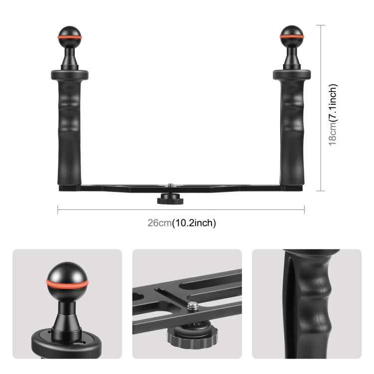 PULUZ B款 防水殼潜水相機支架