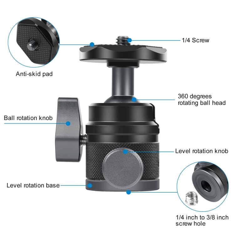 PULUZ  360全景球型小雲台