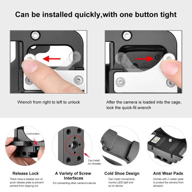 PULUZ  適用於尼康Z6 / Z7專用兔籠