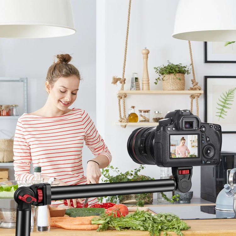 PULUZ C形夾桌面俯拍攝影攝像直播支架