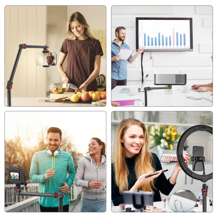 PULUZ C形夾桌面俯拍攝影攝像直播支架