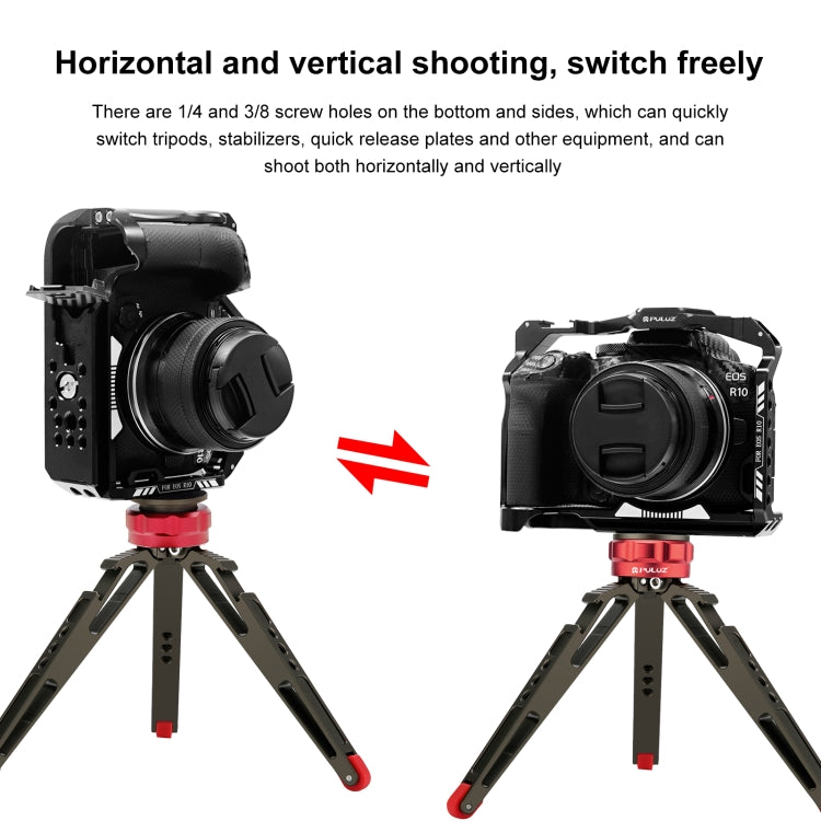 PULUZ 適用於佳能EOS R10相機鋁合金金屬兔籠