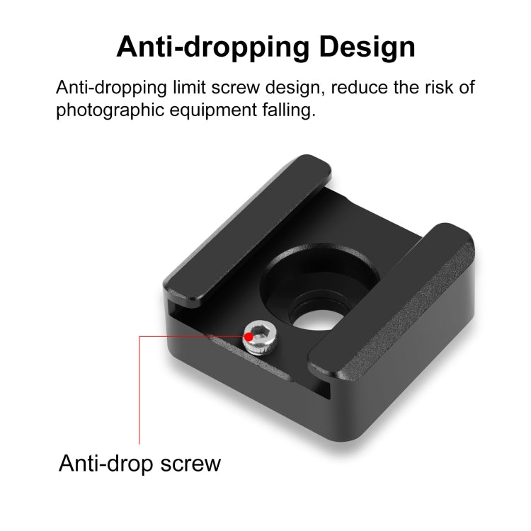 PULUZ  拓展冷靴底座 補閃光燈麥克風支架