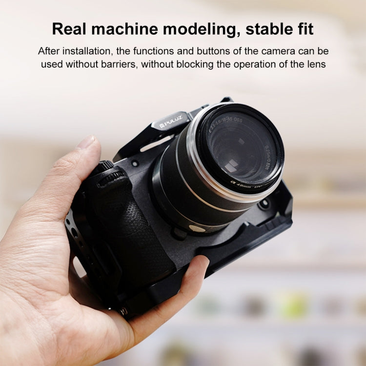 PULUZ 適用於索尼ILME-FX30 / FX3 相機鋁合金金屬兔籠 帶NOTA滑條