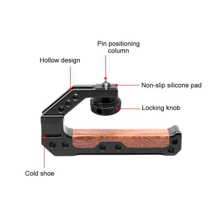 PULUZ 3/8兔籠阿萊木柄提手