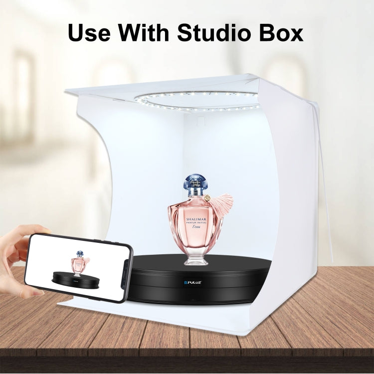 PULUZ 30cm  調速轉盤展示架拍攝道具轉盤 承重10-15kg 美規