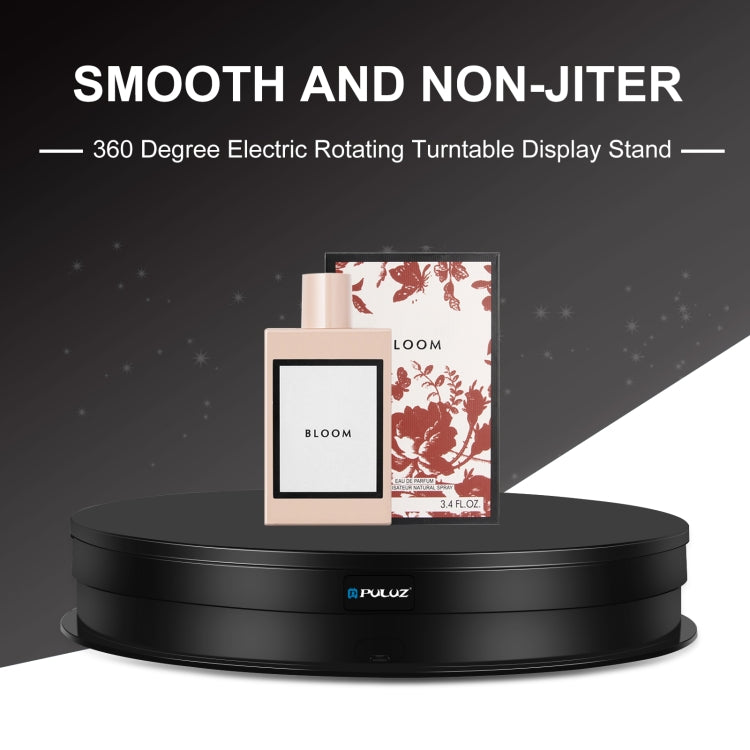PULUZ 30cm  調速轉盤展示架拍攝道具轉盤 承重10-15kg 美規