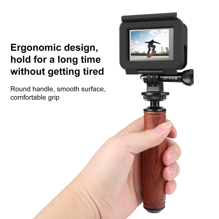 PULUZ 木紋相機手柄延長擴展穩定器