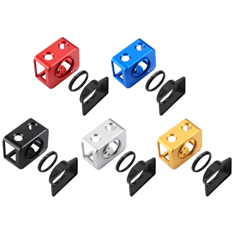 PULUZ  Sony RX0 金屬保護套狗籠+ UV鏡 + 遮光罩 帶螺絲和螺絲刀配件