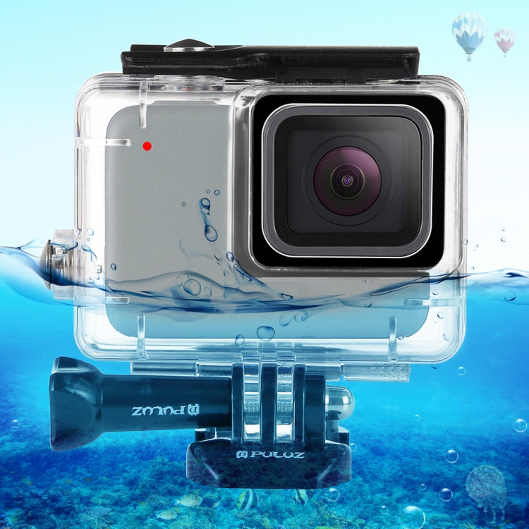 PULUZ GoPro HERO7 銀 /HERO7白防水殼 帶活動基座和長螺絲45米防水