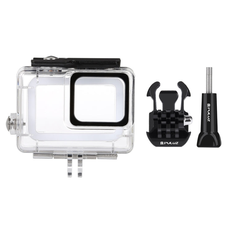 PULUZ GoPro HERO7 銀 /HERO7白防水殼 帶活動基座和長螺絲45米防水