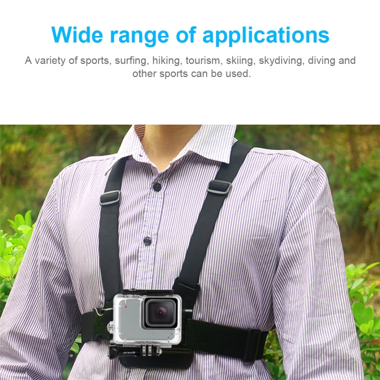 PULUZ GoPro HERO7 銀 /HERO7白防水殼 帶活動基座和長螺絲45米防水