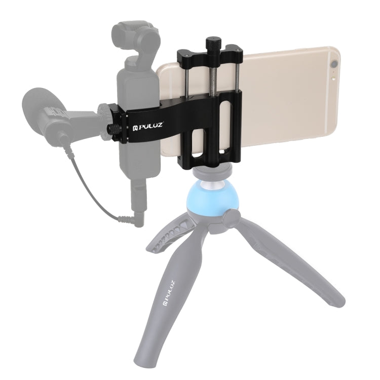 PULUZ 適用於DJI OSMO Pocket / Pocket 2 相機手機固定支架 鋁合金材質