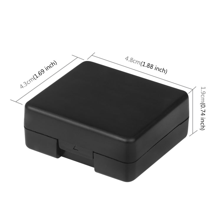 PULUZ Hard Plastic Battery Storage Box for DJI Osmo Action 5 Pro / Action 4 / GoPro HERO13 Black /12 Black /11 Black /10 Black /9 Black AHDBT-901 Enduro Battery