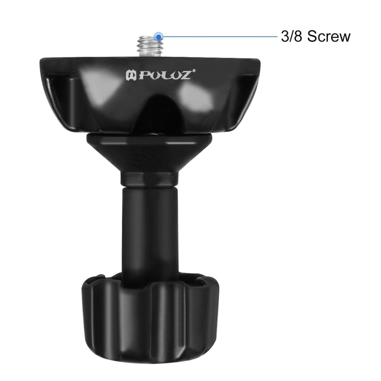 PULUZ 75mm 球碗底座 平口轉接器球碗雲碗口台轉平底腳架底座轉換座 金屬材質