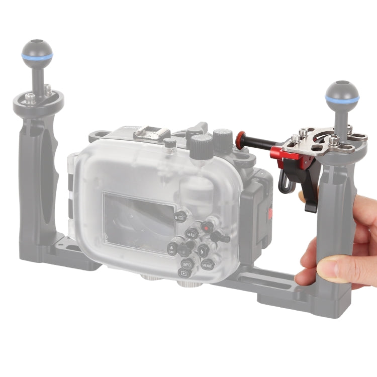 PULUZ 快門延長桿 潜水相機支架適用