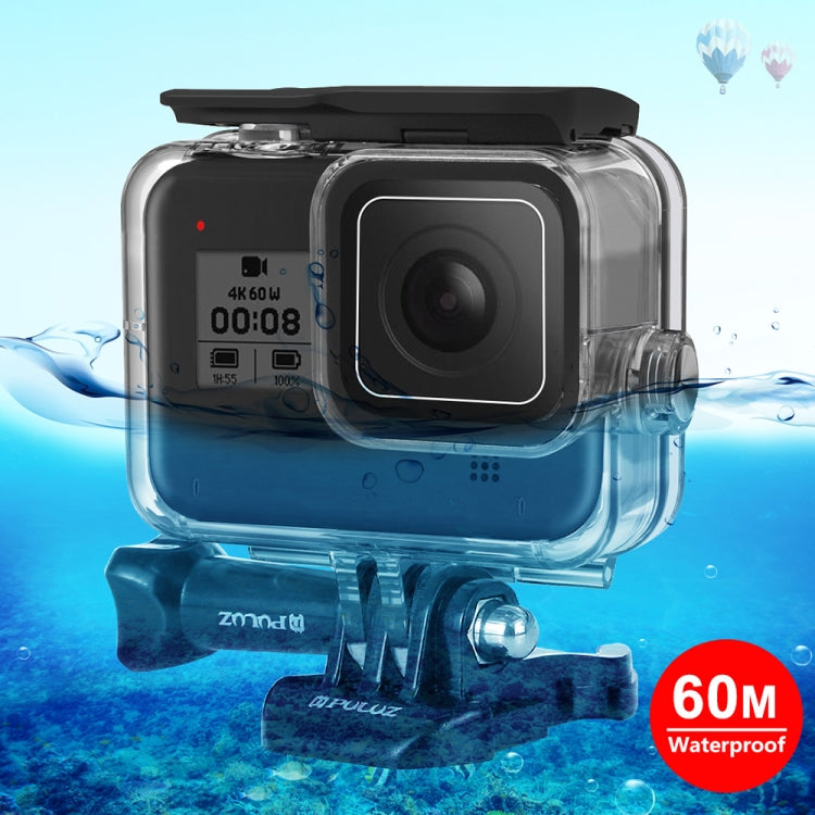 PULUZ  適用於GoPro HERO8 Black 相機潜水殼 防水殼 60米防水