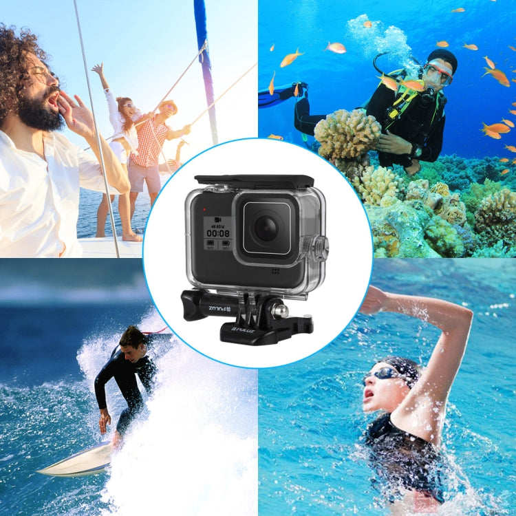 PULUZ  適用於GoPro HERO8 Black 相機潜水殼 防水殼 60米防水