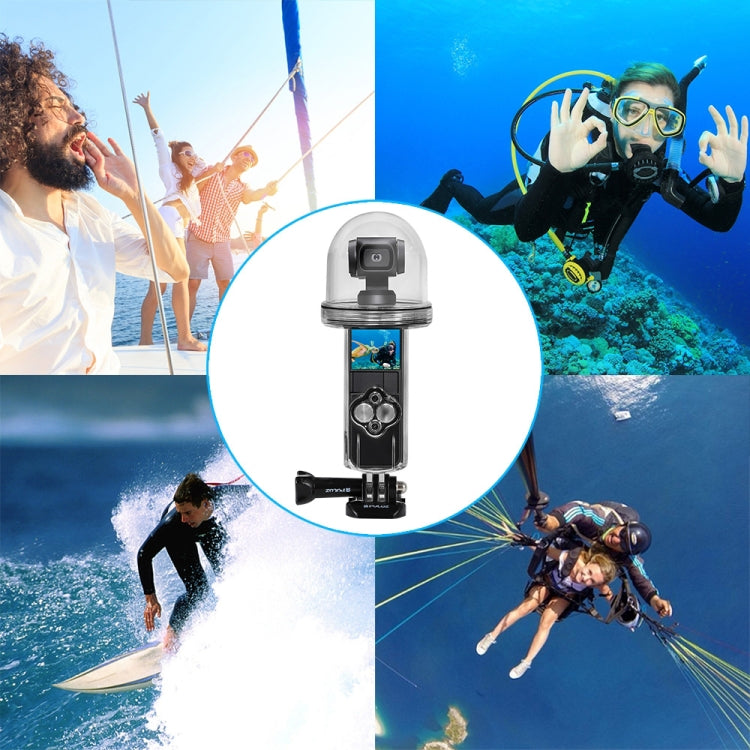 PULUZ 適用於大疆Osmo Pocket防水殼保護罩 60米防水
