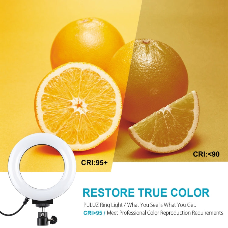 PULUZ 4.7 英寸12cm可調光 LED環形攝影燈自拍美顏補光燈