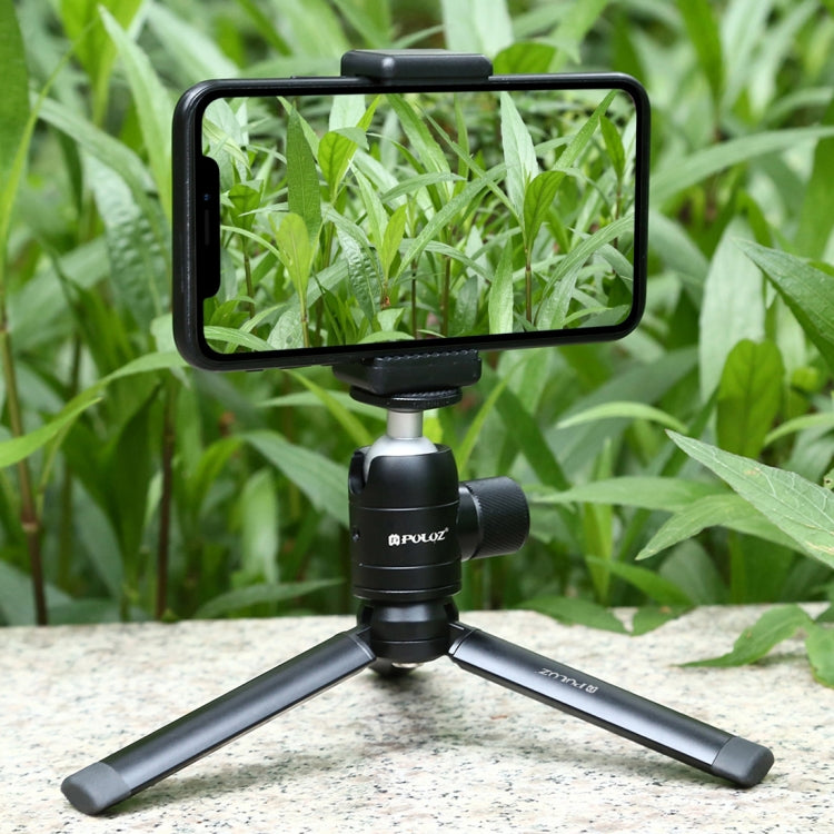 PULUZ 迷你金屬三腳架帶1/4螺絲 承重10kg