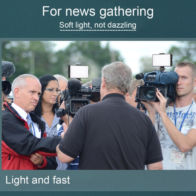 PULUZ 104LED 雙色溫補光燈 3200K / 5600K 可調光攝影燈/相機補光燈, 104 LED Dimmable Light