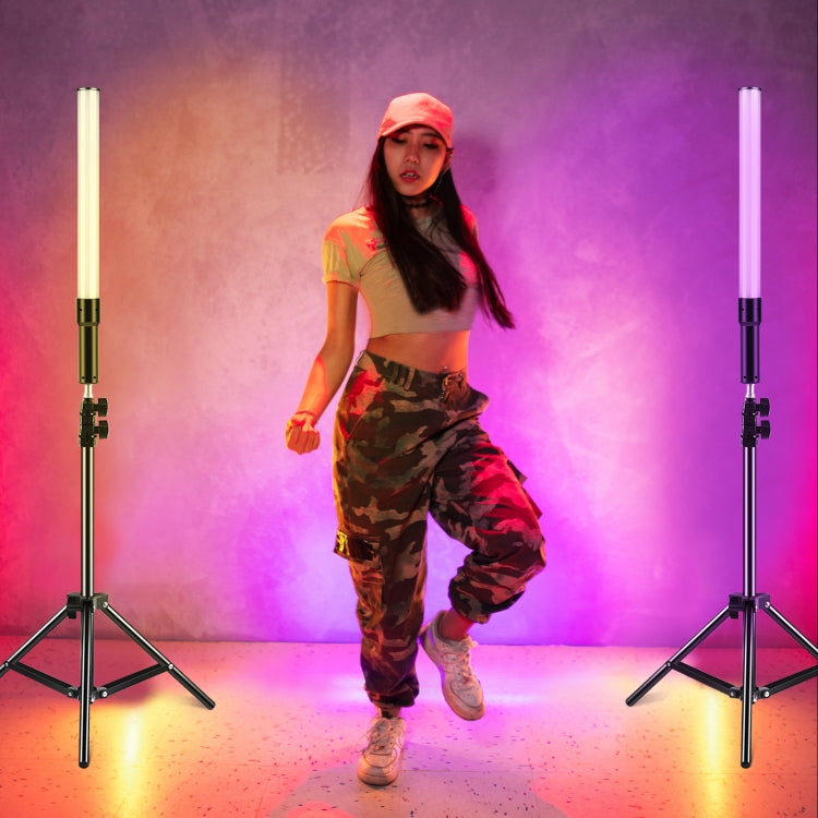 PULUZ 144 LED手持全彩RGB棒燈攝影燈可調色溫燈