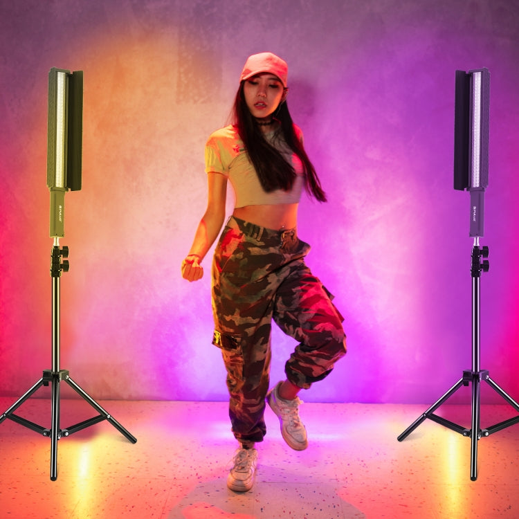 PULUZ RGB LED手持72顆燈珠RGB棒燈 帶遮光恭弘=叶 恭弘