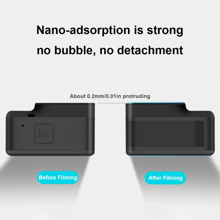 PULUZ適用於 GoPro HERO8 Black鏡頭+LCD显示屏9H 2.5D鋼化膜