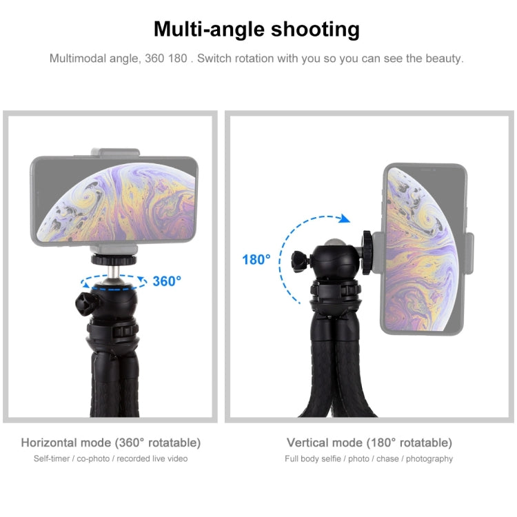 PULUZ 大號八爪魚支架 GoPro 軟管八爪魚三角架 尺寸:30cmx5cm