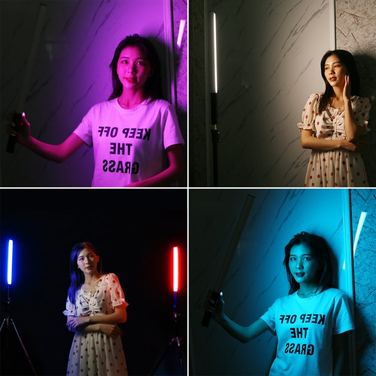 PULUZ RGB七彩攝影補光棒/可調色溫顏色補光棒 帶遙控