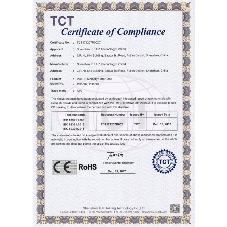 PULUZ 記憶卡盒，可容納27種卡：4CF + 8SD + 9TF + 1Card PIN + 1Standard SIM + 2Micro-SIM + 2Nano-SIM