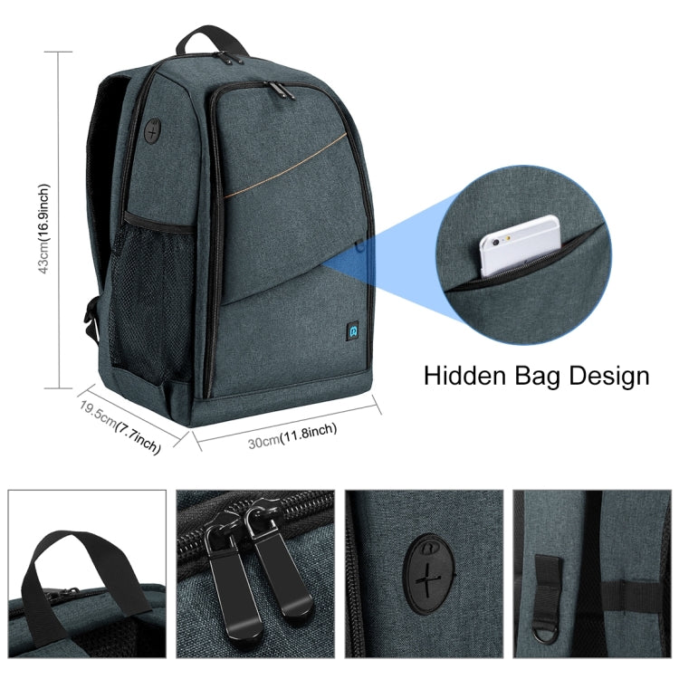 PULUZ攝影包雙肩包 適用於相機, DJI Ronin-SC / Ronin-S手持雲台穩定器收納包雙肩背包 筆記本電腦背包帶防雨罩