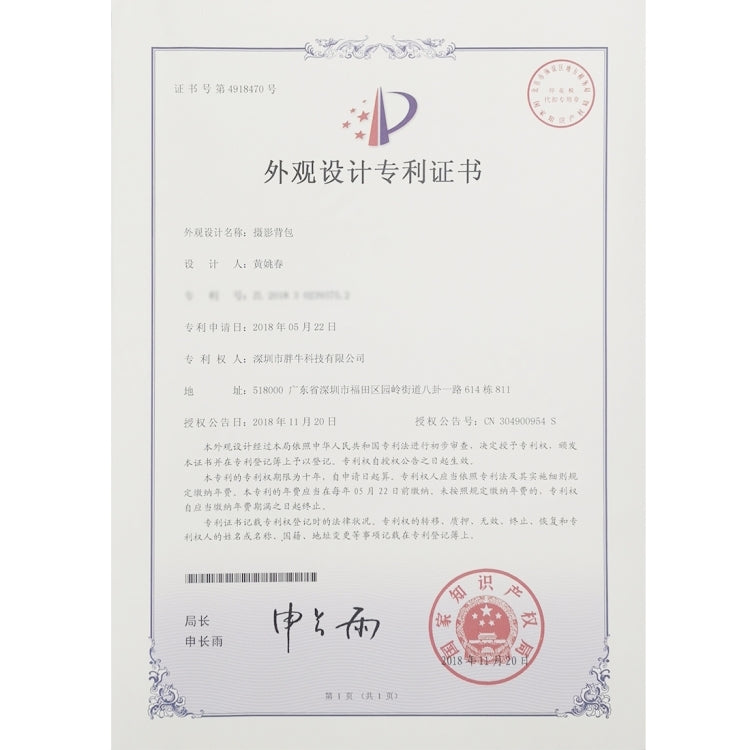 PULUZ攝影包雙肩包 適用於相機, DJI Ronin-SC / Ronin-S手持雲台穩定器收納包雙肩背包 筆記本電腦背包帶防雨罩