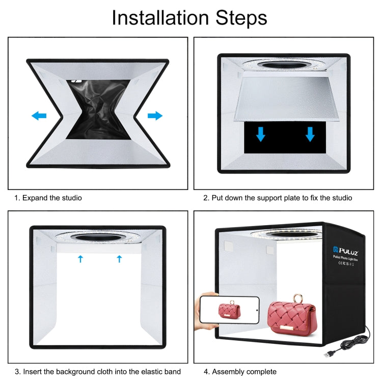 PULUZ 25cm 環形燈LED攝影棚