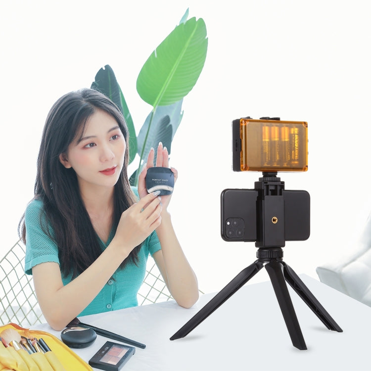 PULUZ   塑料三腳架 帶手機夾  , Plastic Tripod (Black)
