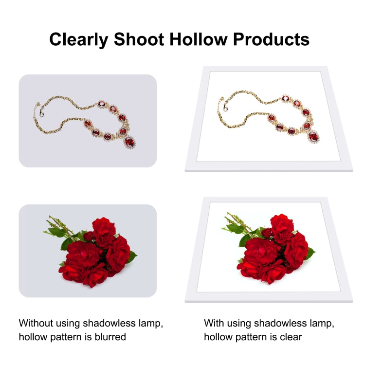 PULUZ 38cm 攝影燈無極調光亞克力底燈