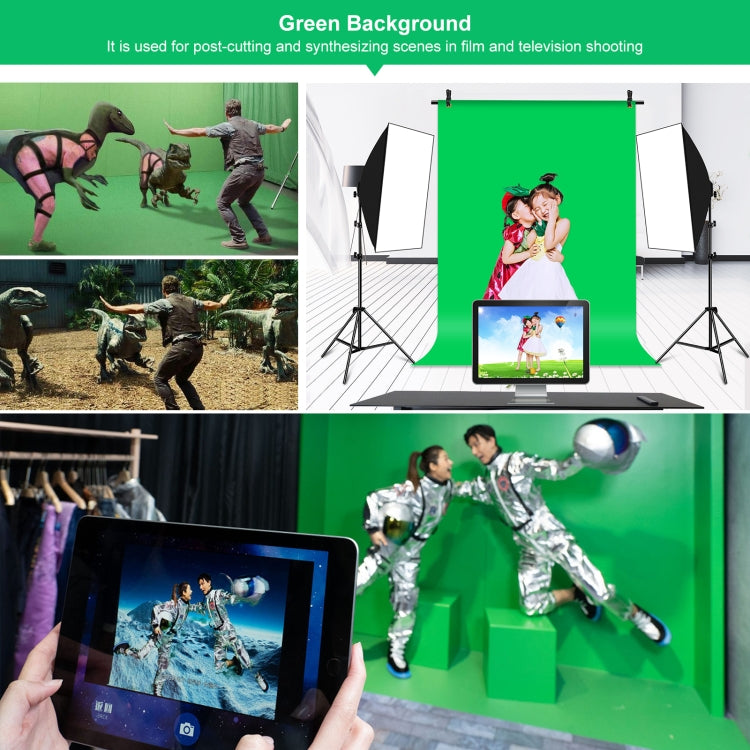 PULUZ 1x2m T型攝影背景架 拍照背景布+攝影架套裝 帶背景夾