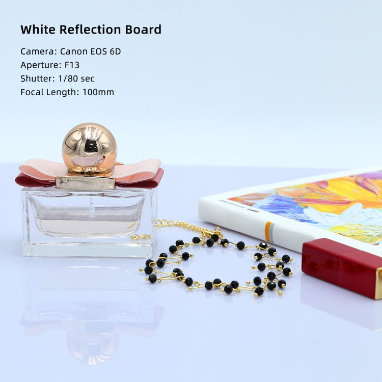 PULUZ 29cm Photography Acrylic Reflective Display Table Background Board