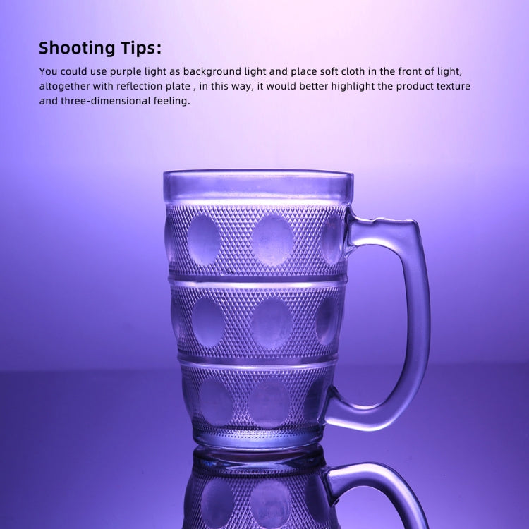 PULUZ 29cm Photography Acrylic Reflective Display Table Background Board